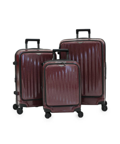 Textured Carbon Fiber Hardside Spinner Luggage