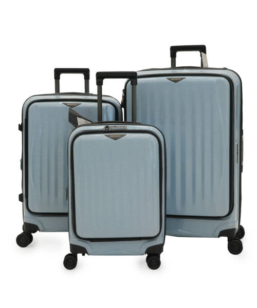 Textured Carbon Fiber Hardside Spinner Luggage